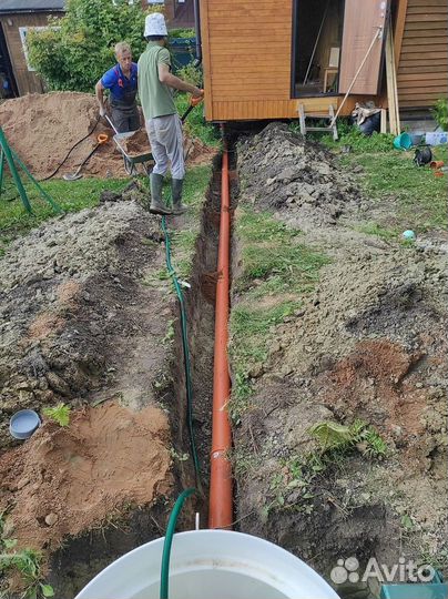 Установка септика с гарантией “под ключ”