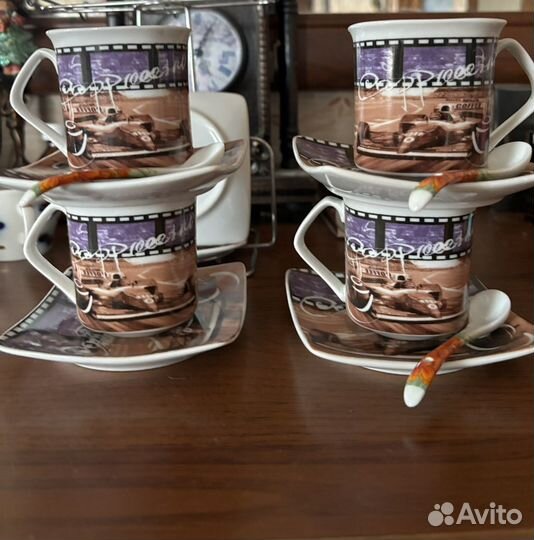 Кофейный сервиз фарфор Ansin collection