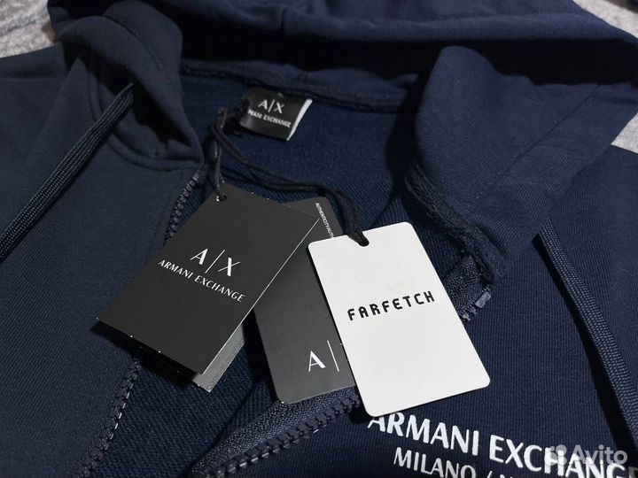 Зип худи armani exchange