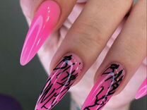 Форма ногтей для маникюра. Американский френч на ногтях. Формы нарощенных ногтей. Правильная форма нарощенных ногтей. Наращивание ногтей виды.