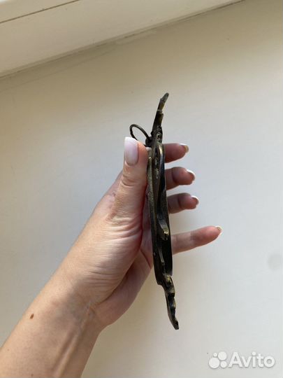 Картина шелкография в бронзовой раме