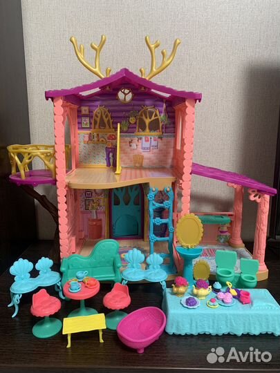 Домик enchantimals энчантималс кукла Данесса Олени