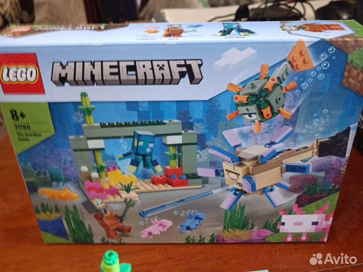 Lego minecraft 21180 Битва со стражем