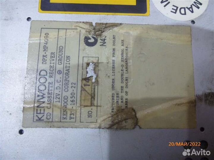 Магнитола Mitsubishi Pajero V25W 6G74 1998