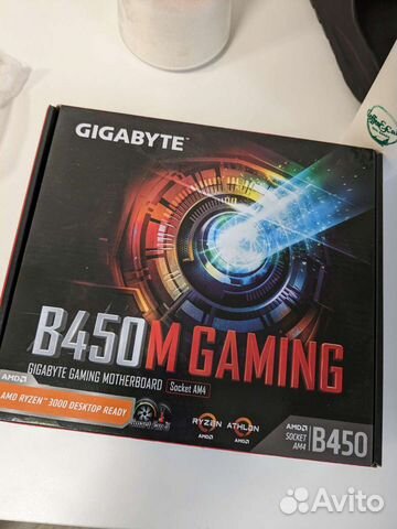 Материнская плата gigabyte B450M gaming