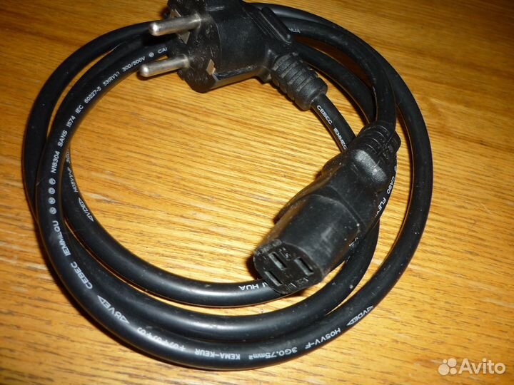 Кабель питания для компьютера монитора термопота