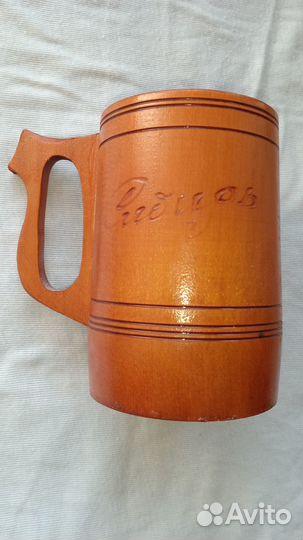 Кружка деревянная,кедр, 