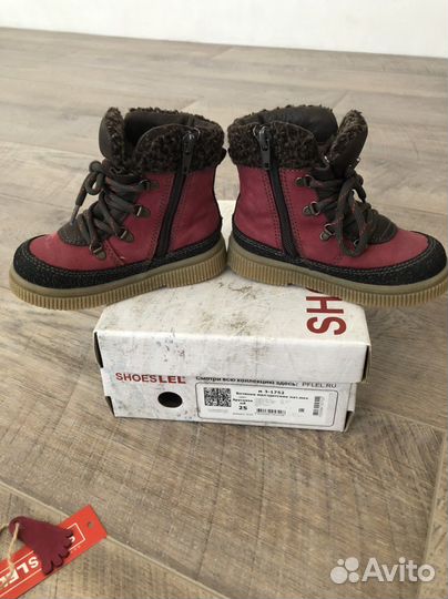 Ботинки для девочки 25 размер