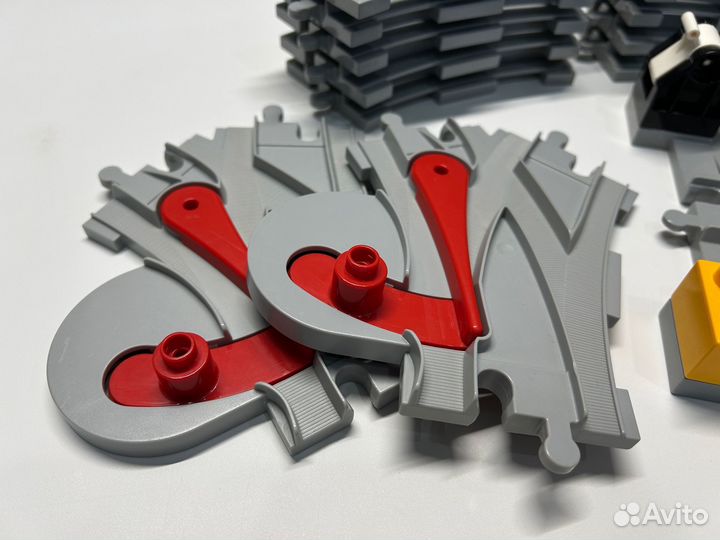 Lego duplo: Рельсы/Стрелки/Шлагбаум/Переезд 10882