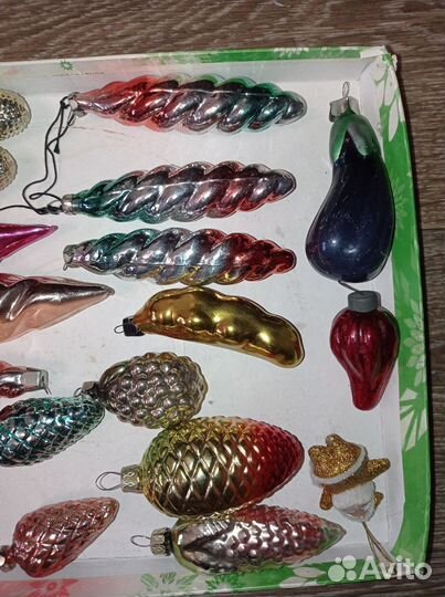 Елочные игрушки СССР советские