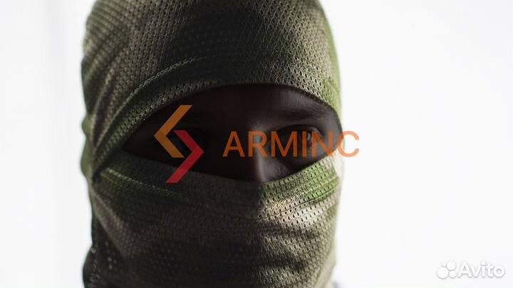 Балаклава летняя сетка мох 00078