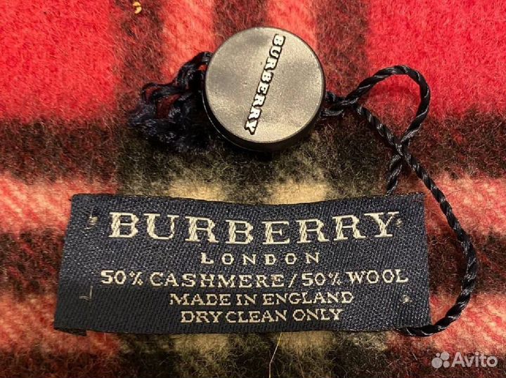 Шарф Burberry кашемир шерсть Оригинал