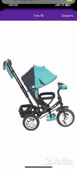 Детский трехколесный велосипед capella со звуком