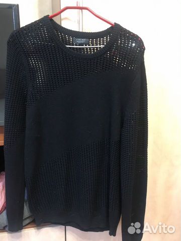 Пуловер мужской Zara (чёрный)