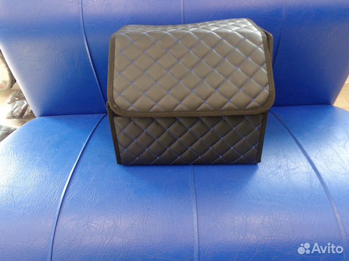 Органайзер в багажник малый (Синий ромб)