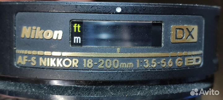 Объектив Nikkor AF-S 18-200 запчасти