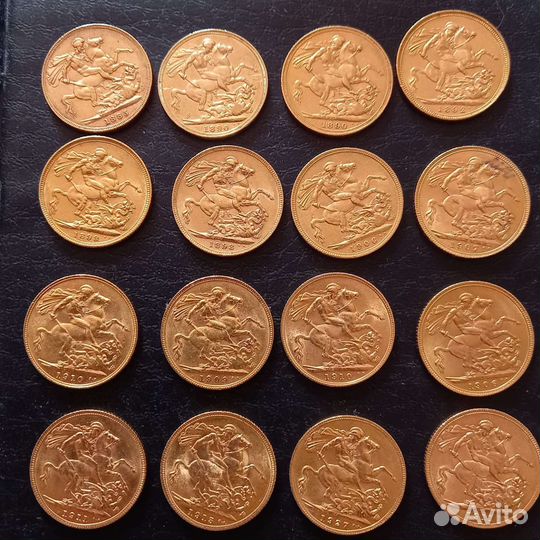 Золотые монеты Соверен
