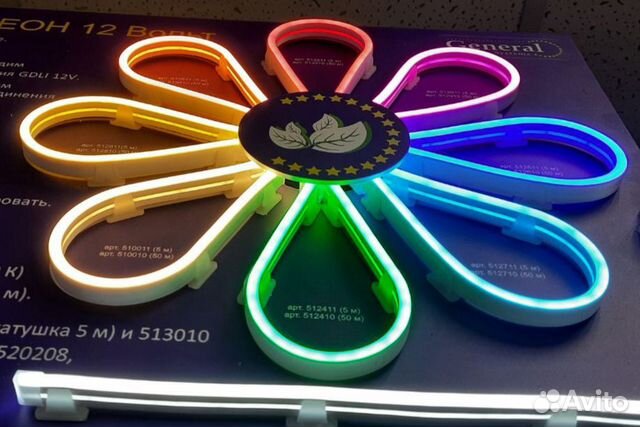 Гибкий неон 12 вольт