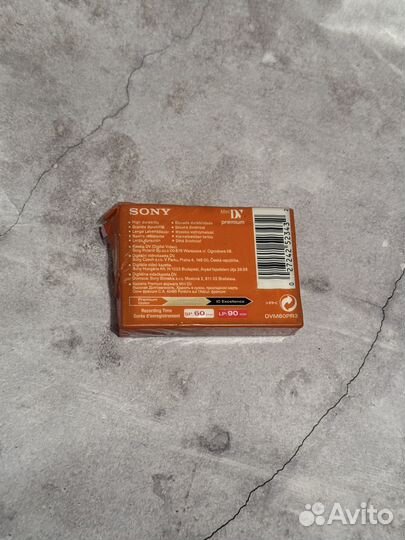 Видеокассета Sony mini DV оригинал