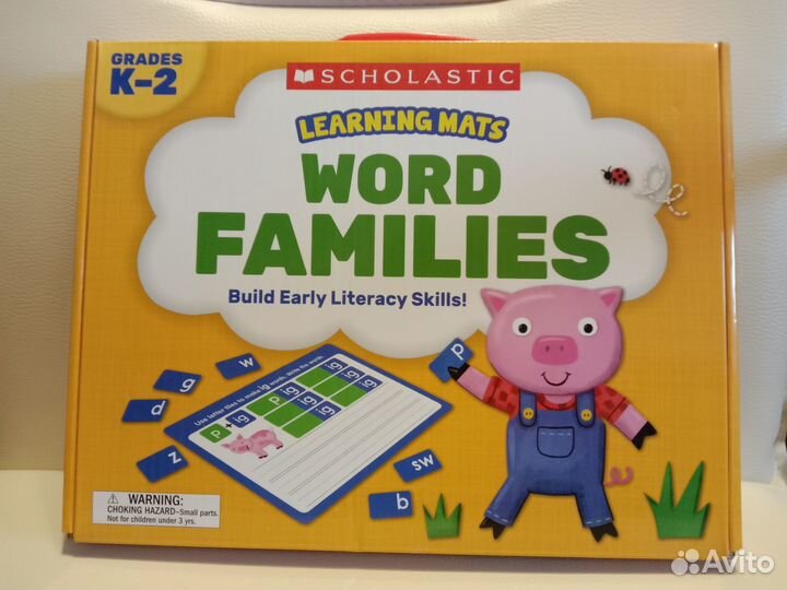 Детская игра Учимся читать по английски Word Famil