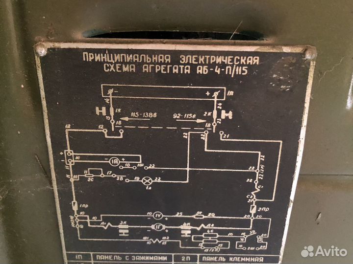 Генератор армейский аб-4-п115
