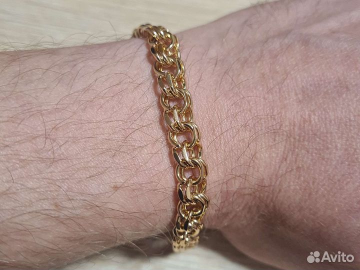 Позолоченный бисмарк браслет