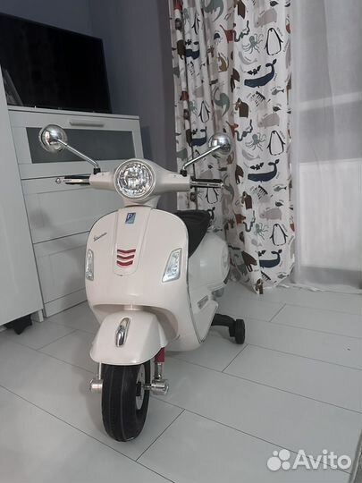 Скутер детский аккумуляторный бронь