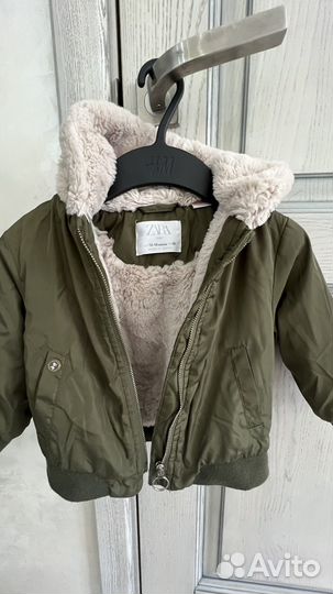 Куртка zara 12-18 месяцев на девочку