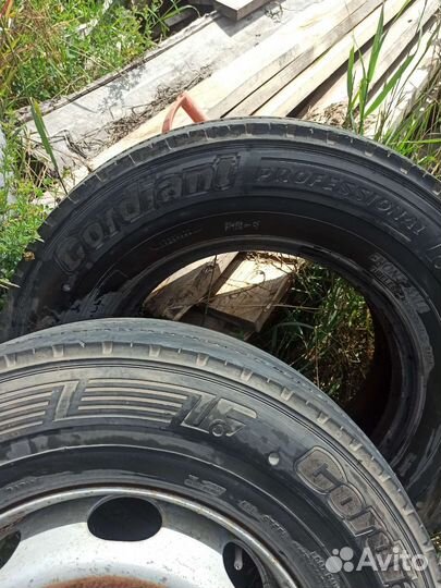 Шины в сборе 235 75 17.5 бу