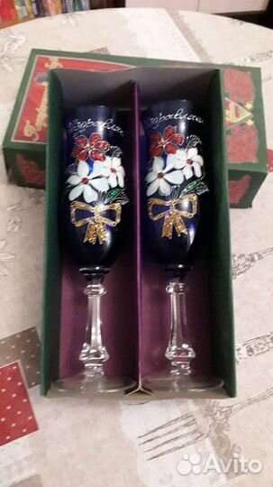 Фужеры праздничные 2 шт