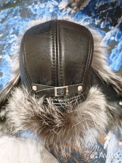 Шапка-ушанка натуральная