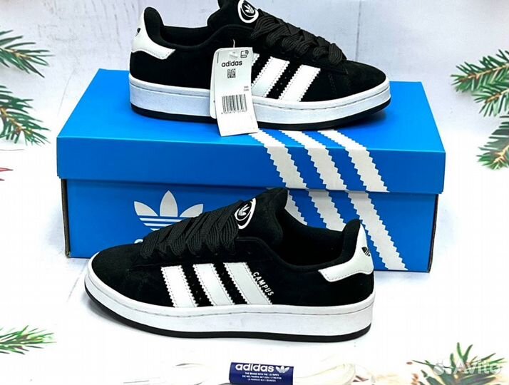 Кроссовки Adidas Campus 00s Black Люкс