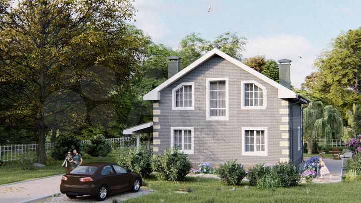 Дом 130 м² на участке 10 сот.