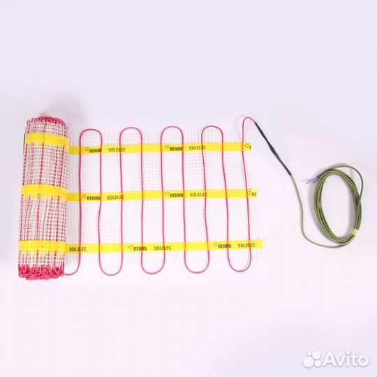 Мат греющий двужильный 160Вт/м2 на полимерной сетк