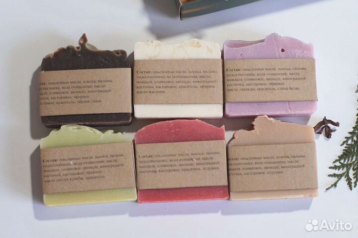 Мыло ручной работы крафт опт
