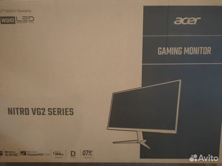 Acer nitro vg272upbmiipx