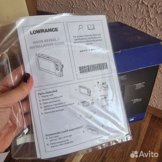 Эхолот картплоттер lowrance