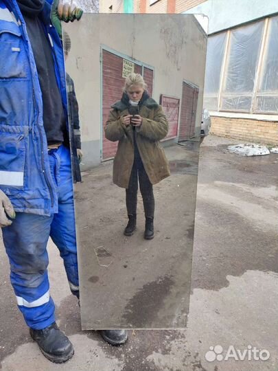 Зеркало двухстороннее полупрозрачное