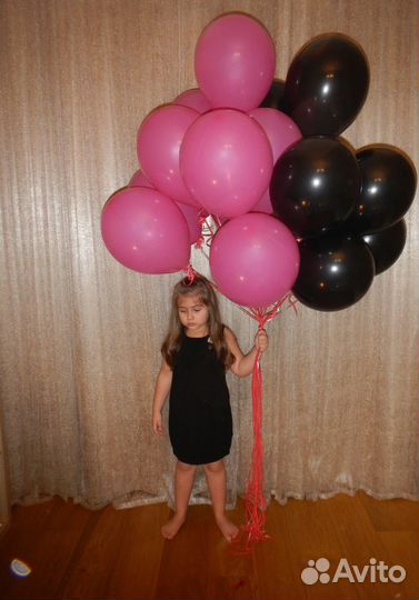 Черные воздушные шары