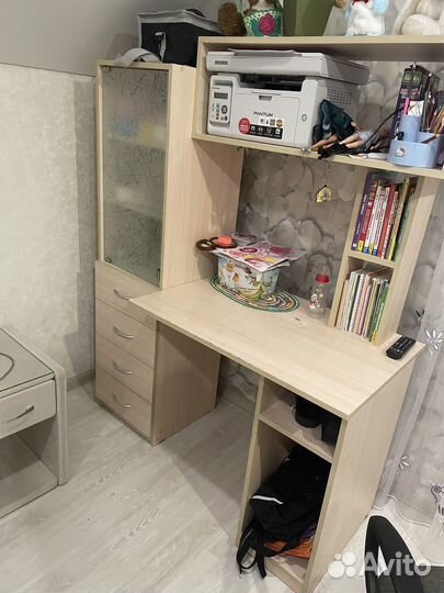 Компьютерный стол со шкафом бу