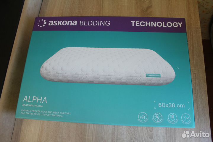 Анатомическая подушка Alpha Technology (Аskona)