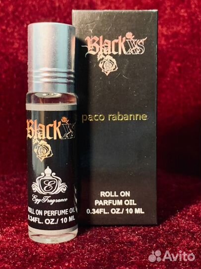 Духи Black XS мужские 10мл