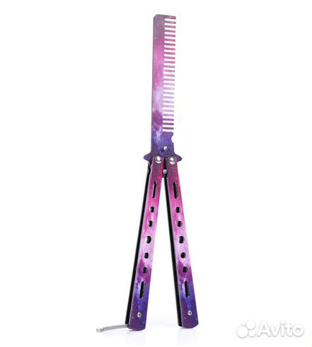 Нож бабочка расческа тренировочный бу