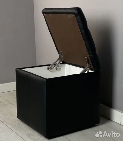 Пуфик в прихожую с ящиком