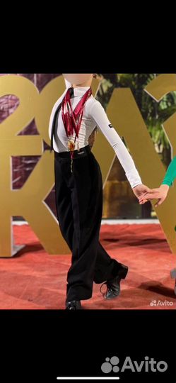 Брюки и рубашка для бальных танцев