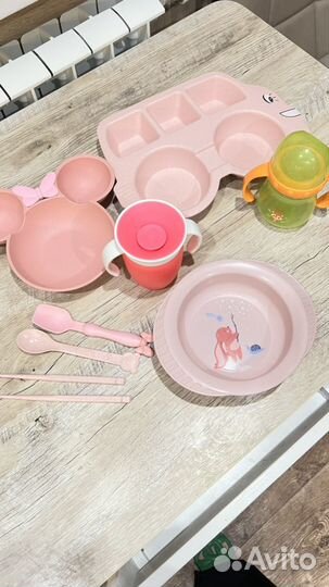 Детская посуда пакетом