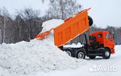 Уборка чистка вывоз снега фронтального погрузчика