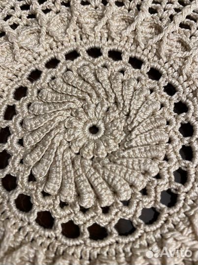 Салфетки вязаные крючком 35 см
