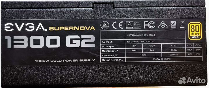 Блок питания премиальный evga supernova 1300W