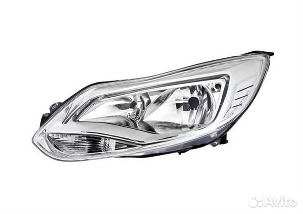 Ford focus 3 фары хром